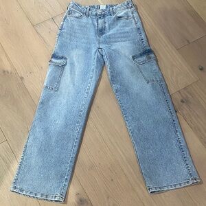 No Boundaries Denim Cargo Jeans